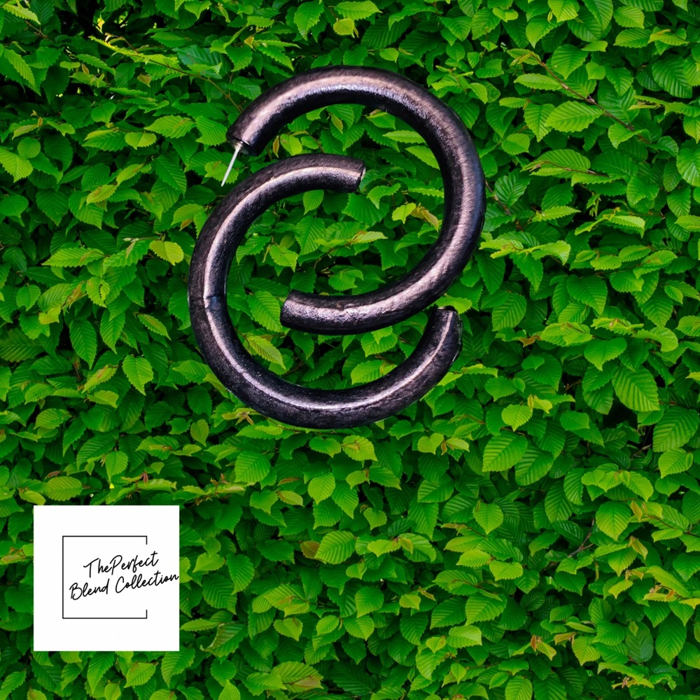 Black Wood Light-weight Earrings! #ThePerfectBlendCollection